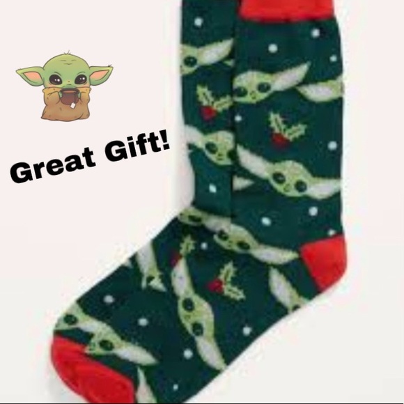 NWT Star Wars: The Mandalorian™ Christmas Socks - Adult - Picture 1 of 3